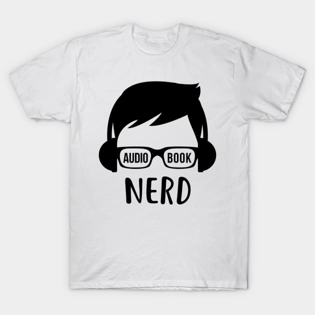 Audiobook NERD T-Shirt by SSArt